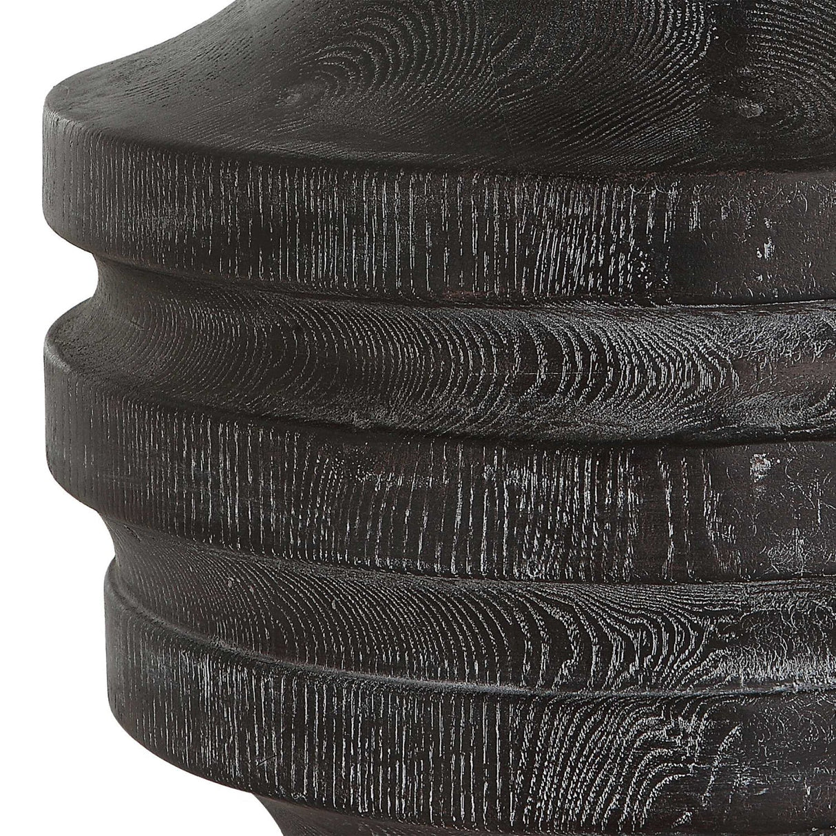 Modern European furniture - Black Wooden Rustic Table Lamp by Uttermost Timber - www.oroa.com