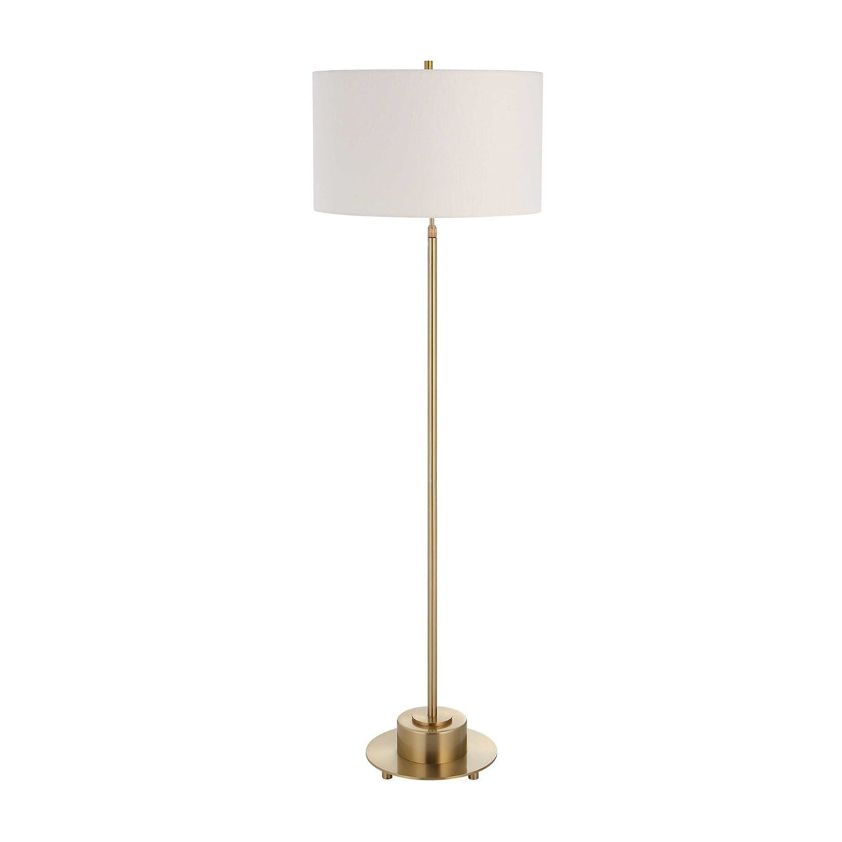 Modern European furniture - Antique Brass Adjustable Floor Lamp - www.oroa.com