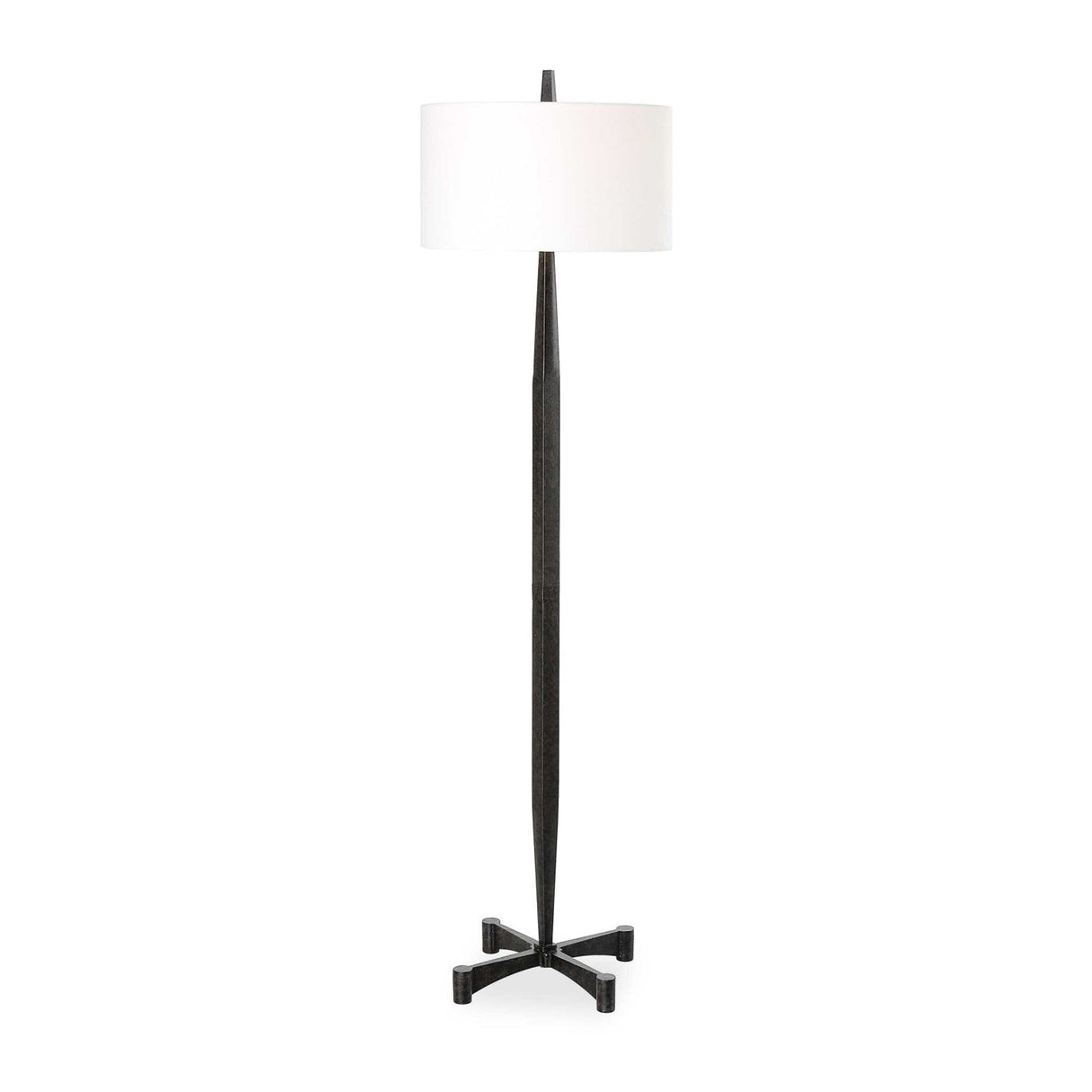 Modern European furniture - Aged Black Tapered Floor Lamp - www.oroa.com