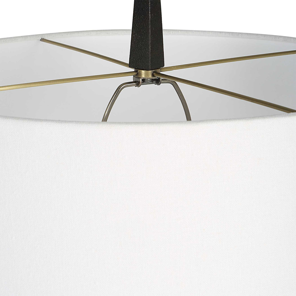 Modern European furniture - Aged Black Tapered Floor Lamp - www.oroa.com