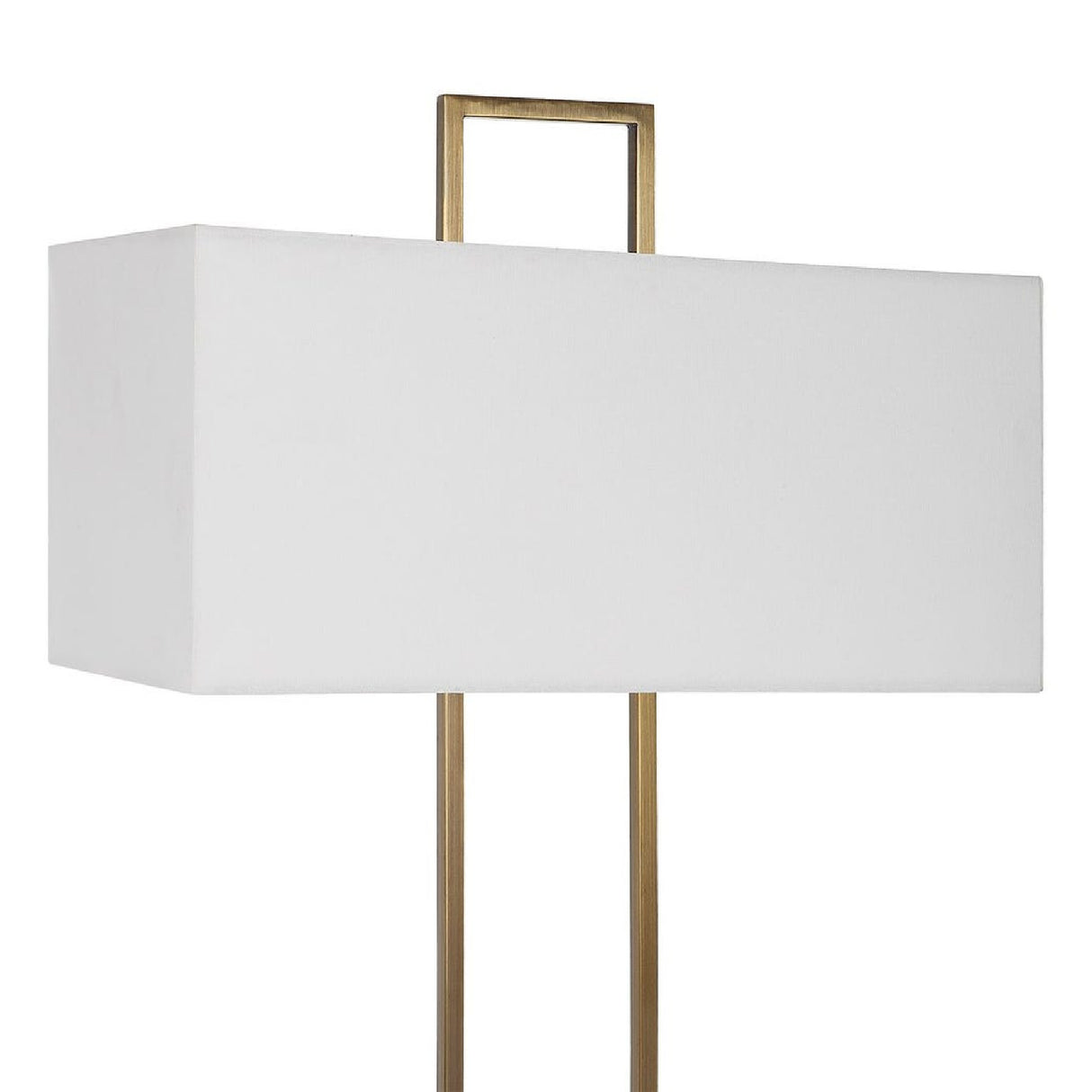 White Marble Pillar Table Lamp | Oroa.com