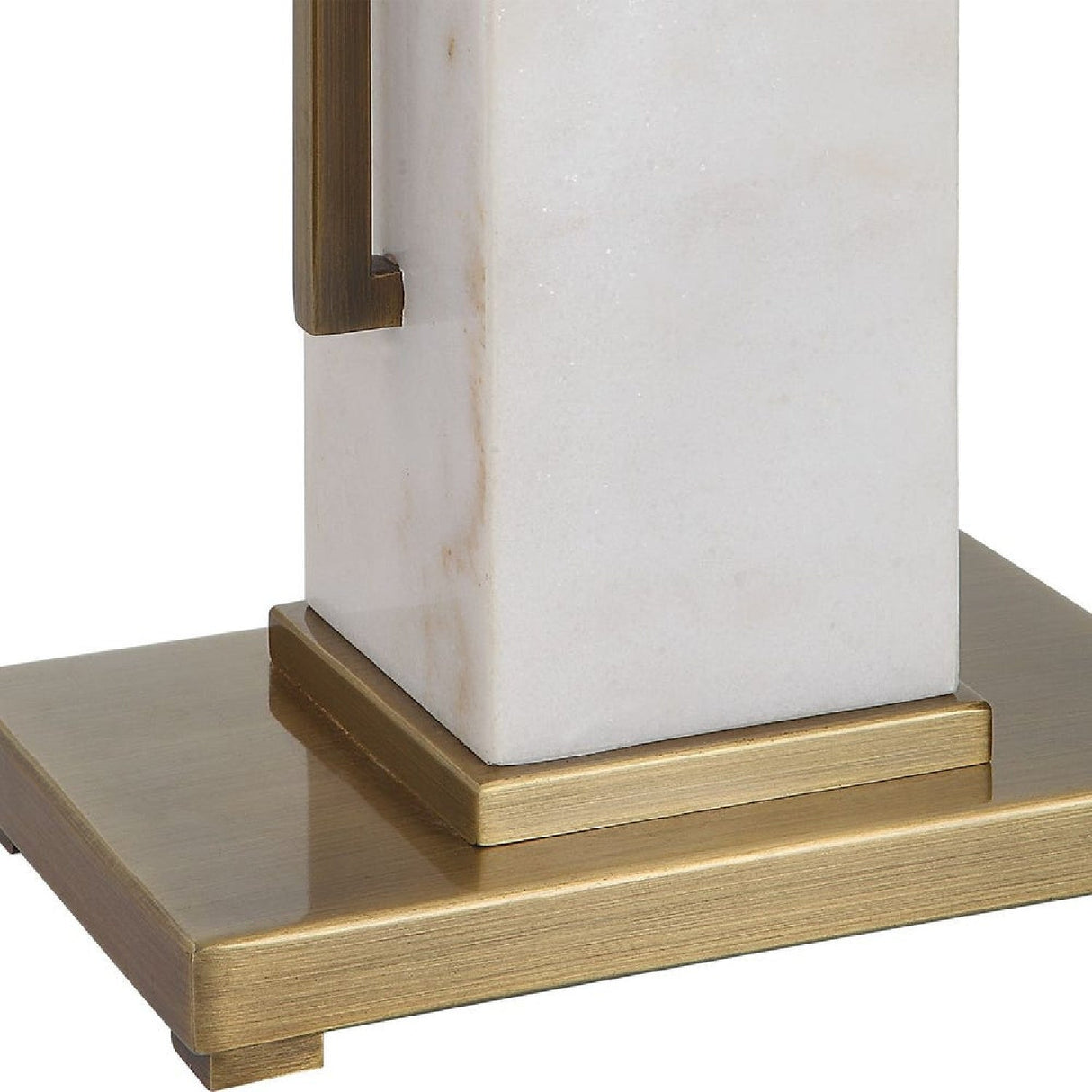 Modern European furniture - White Marble Pillar Table Lamp by Uttermost Column - www.oroa.com