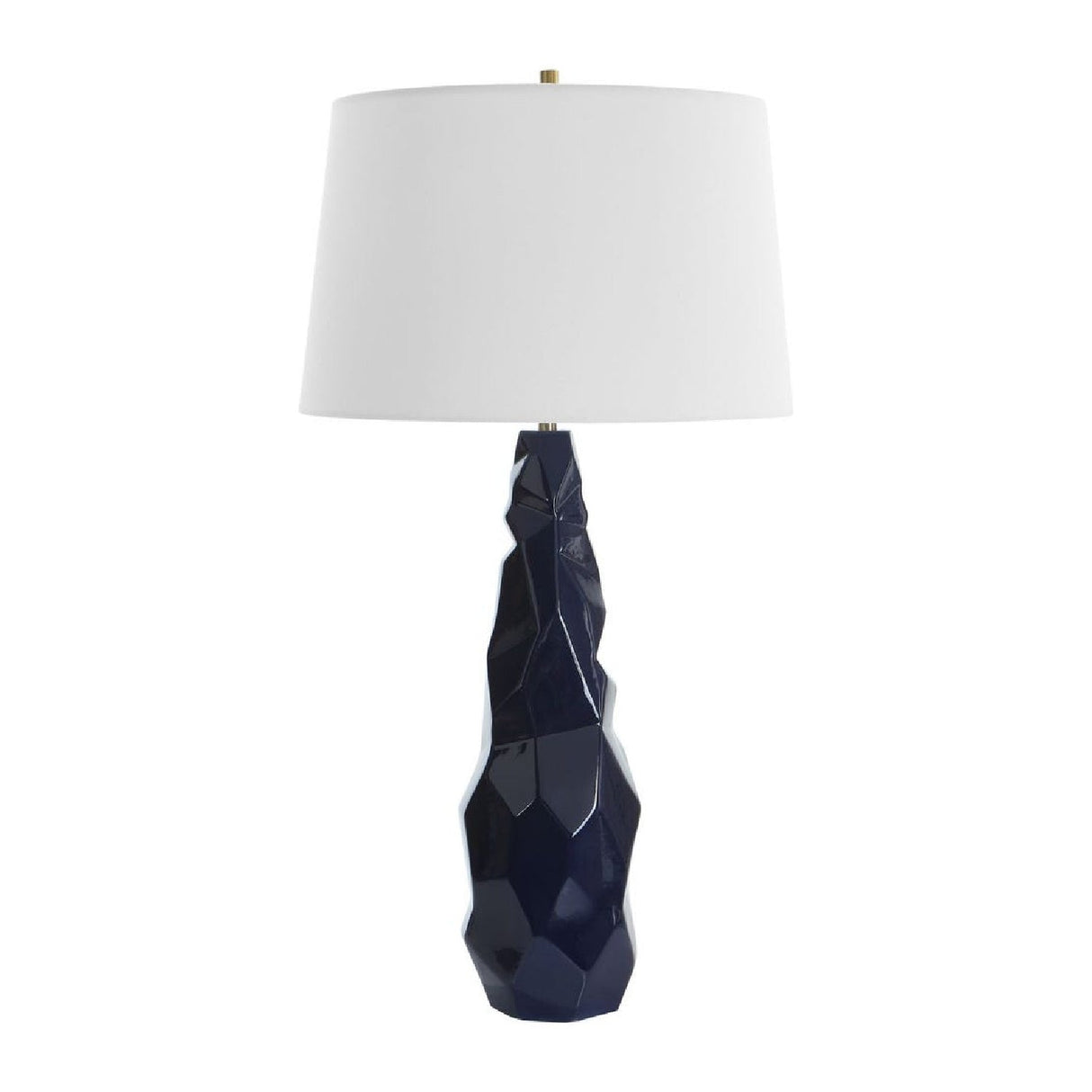 Blue Gloss Ceramic Table Lamp by Uttermost Kavos, alternate view 3