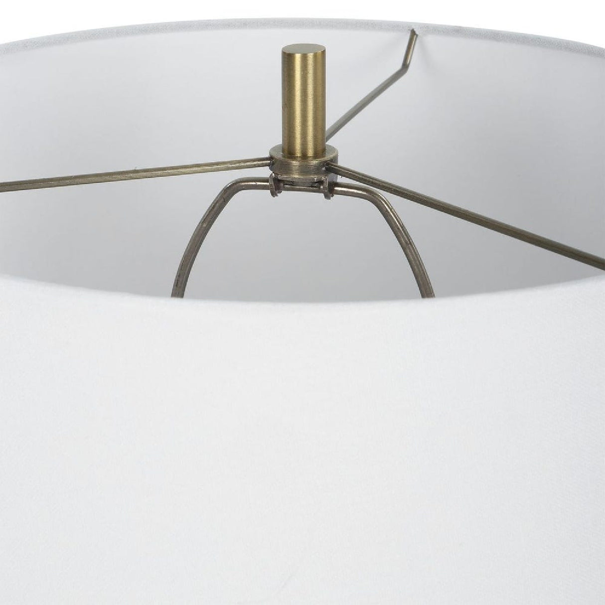 Blue Gloss Ceramic Table Lamp by Uttermost Kavos, alternate view 6