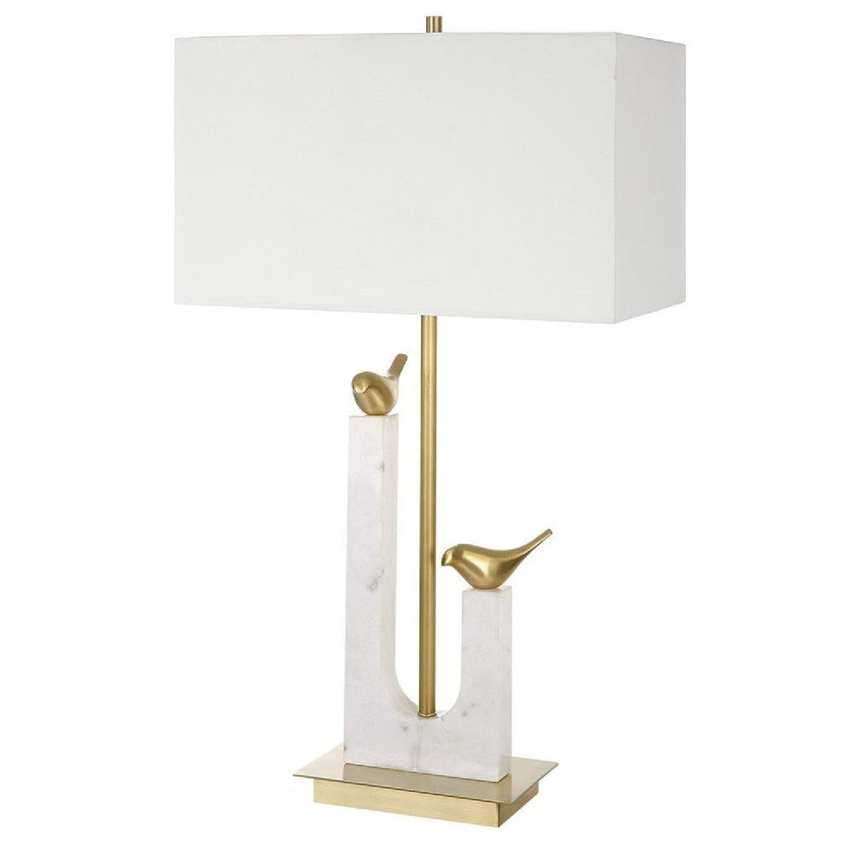 Modern European furniture - Gold Birds Table Lamp by Uttermost - Songbirds - www.oroa.com