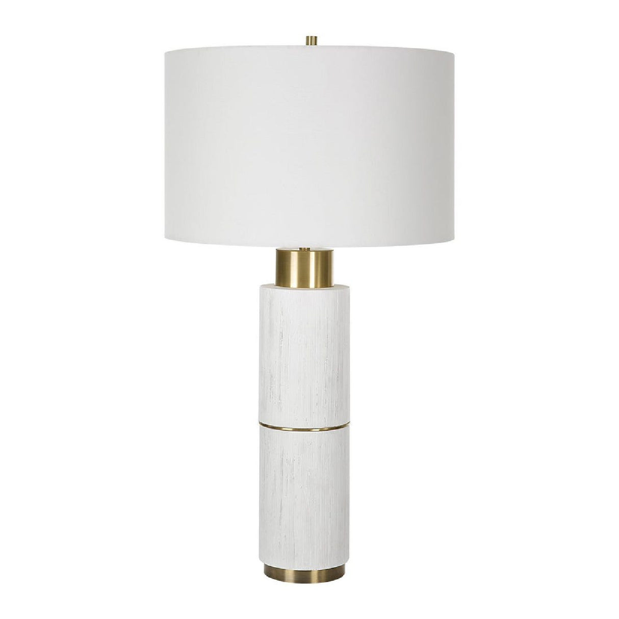 Whitewashed Wood Look Table Lamp by Uttermost Ruse, alternate view 4