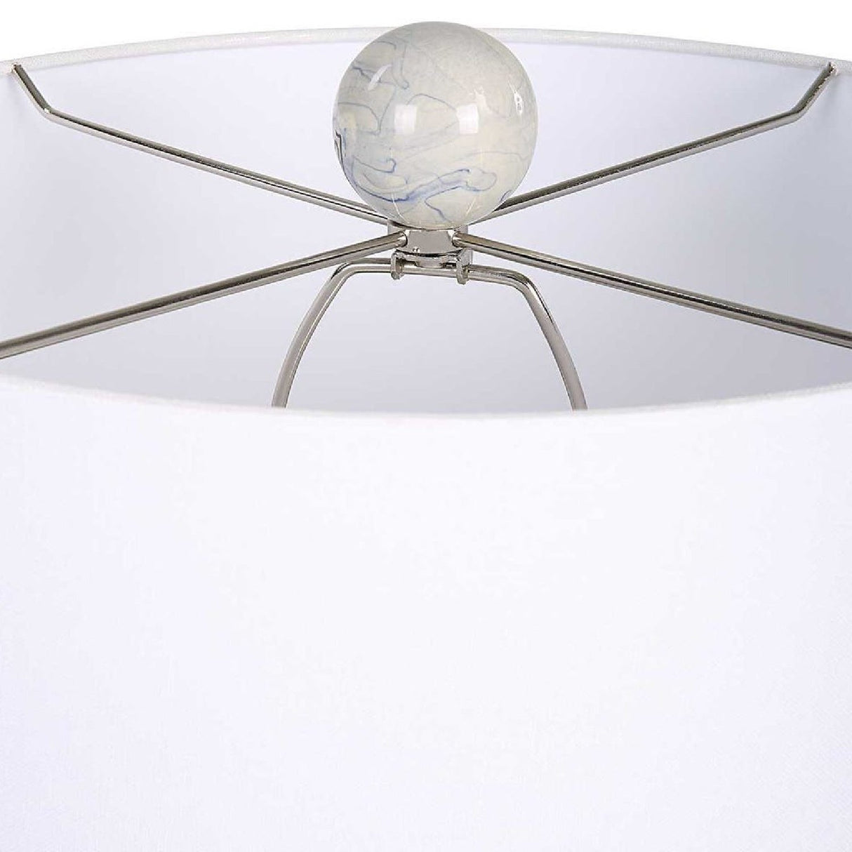 Modern European furniture - Blue Drip Ceramic Table Lamp by Uttermost Waves - www.oroa.com