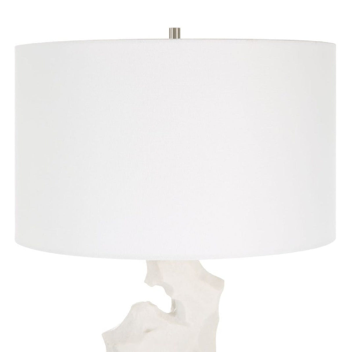Modern European furniture - Organic-Shaped White Stone Table Lamp by Uttermost Remnant - www.oroa.com