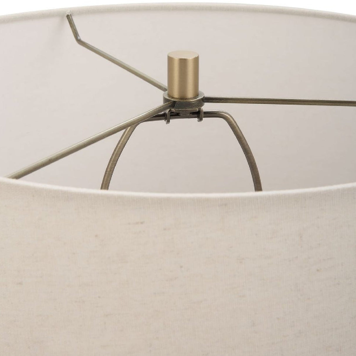 Smoky Gray Glass Table Lamp by Uttermost Lunia, alternate view 5