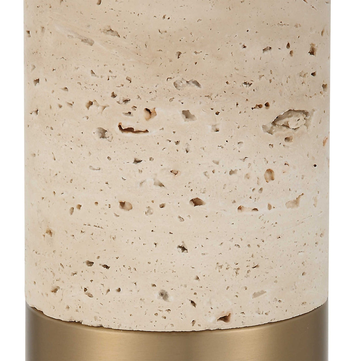 Modern European furniture - Brass & Stone Table Lamp by Uttermost Gravitas - www.oroa.com