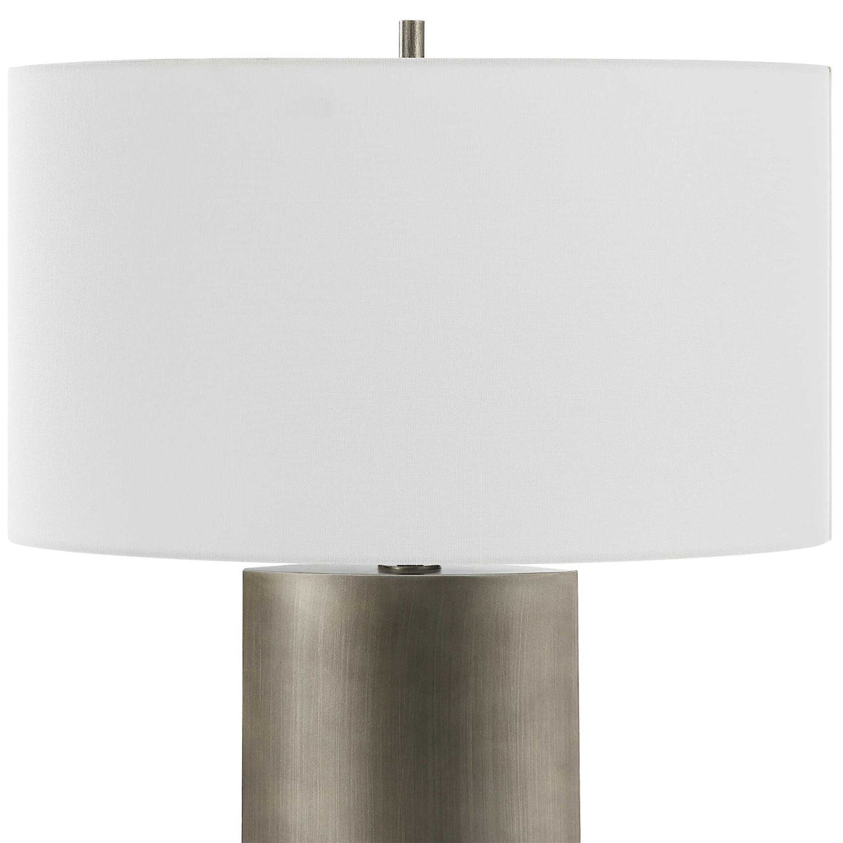 Modern European furniture - Gray Steel Table Lamp - www.oroa.com