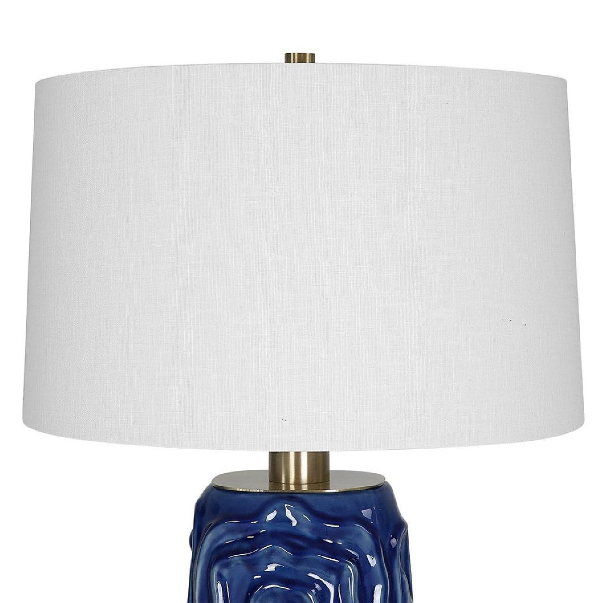 Geometric Patterned Ceramic Table Lamp by Uttermost Zade, alternate view 4