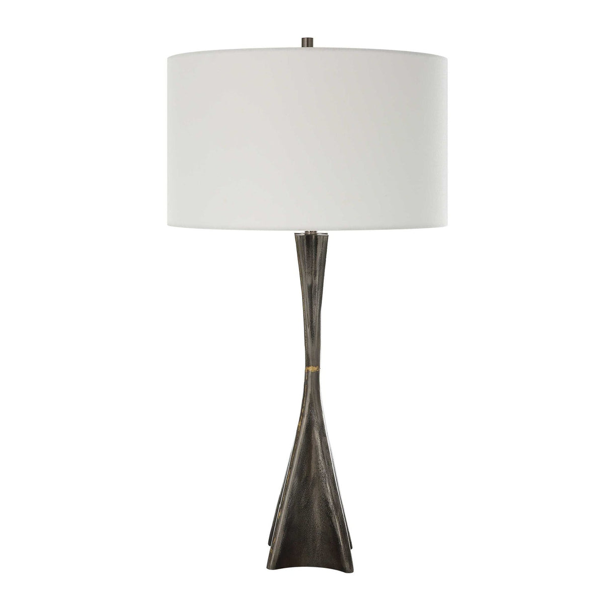 Modern European furniture - Textured Cast Iron Table Lamp by Uttermost Keiron - www.oroa.com