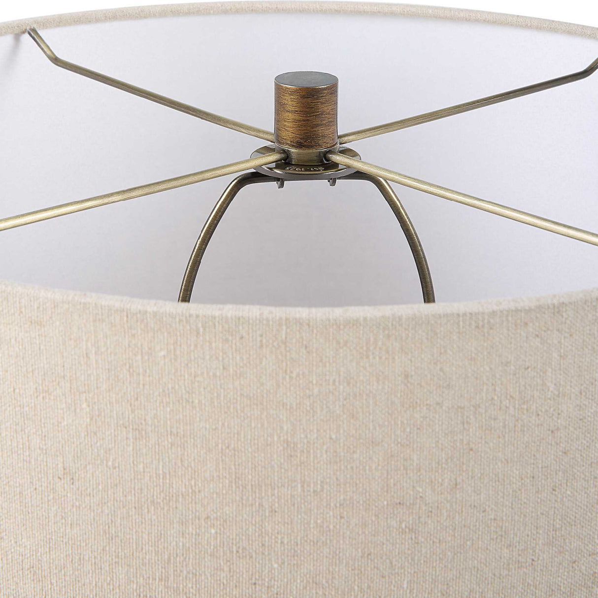 Teardrop Amber Glass Table Lamp | Oroa.com