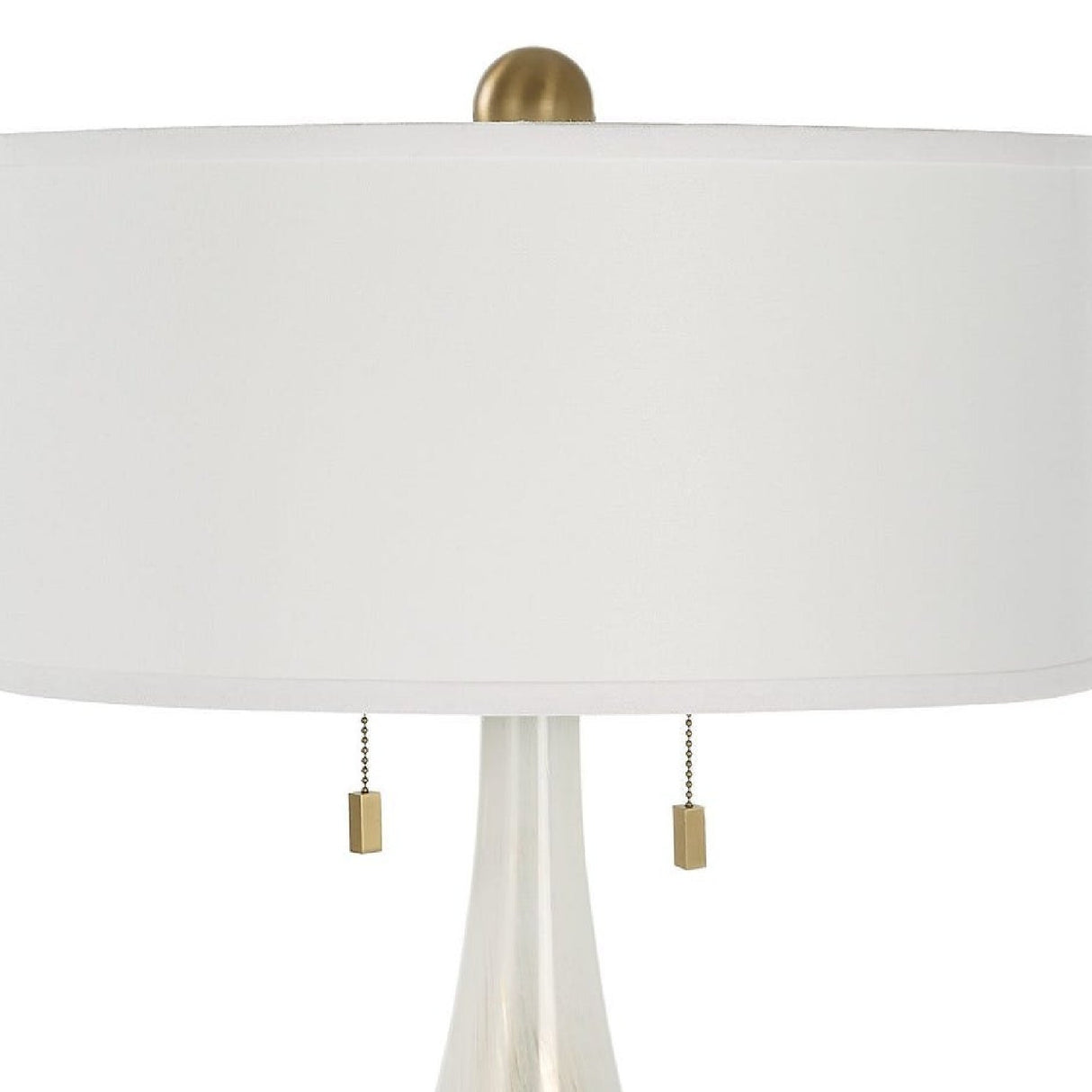 Glass Base Linen Table Lamp | Uttermost Cardoni - www.oroa.com