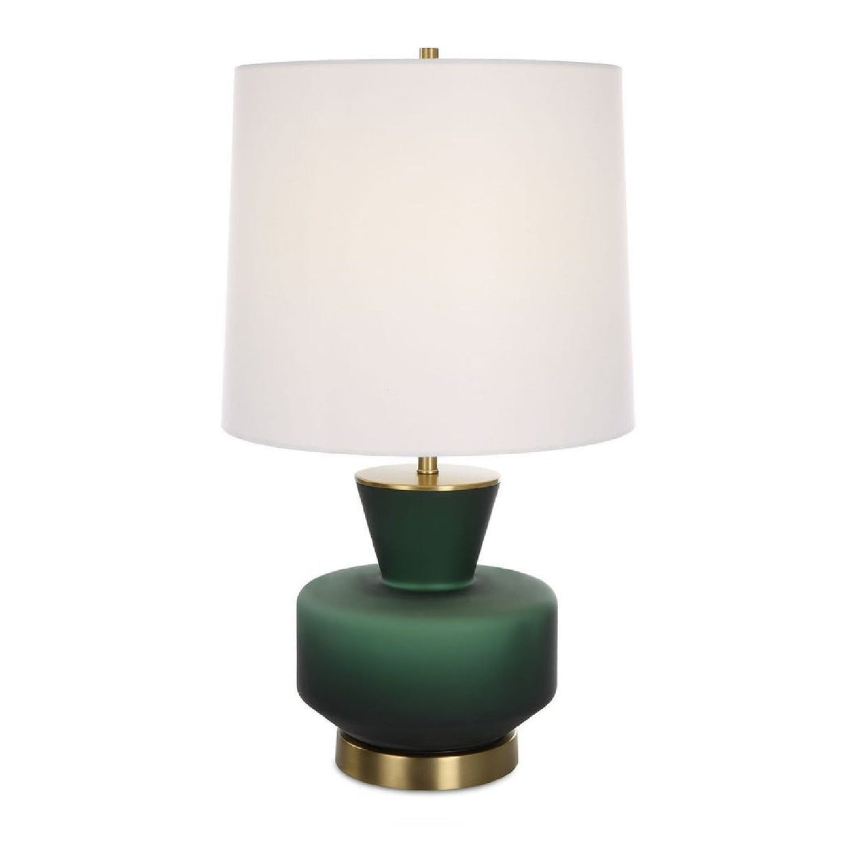 Mid-Century Modern Glass Table Lamp by Uttermost Trentino, alternate view 8