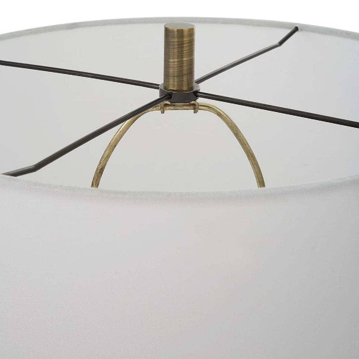Modern European furniture - Hourglass White Ceramic Table Lamp by Uttermost Annora - www.oroa.com