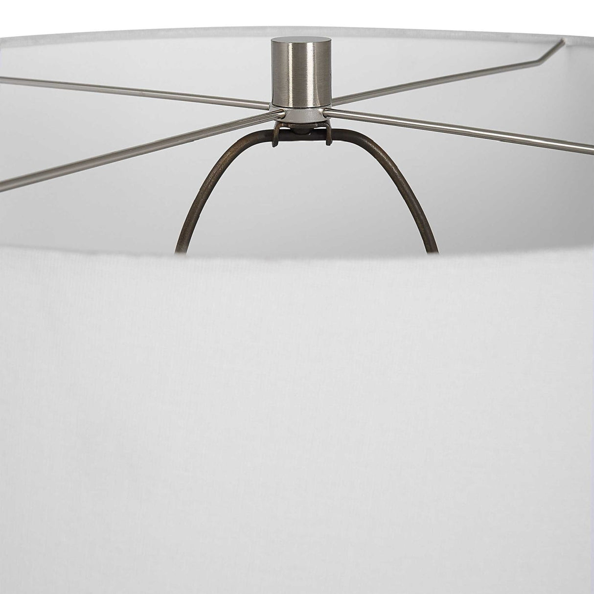 Modern European furniture - Urn-Shaped White Ceramic Table Lamp by Uttermost Reyna - www.oroa.com