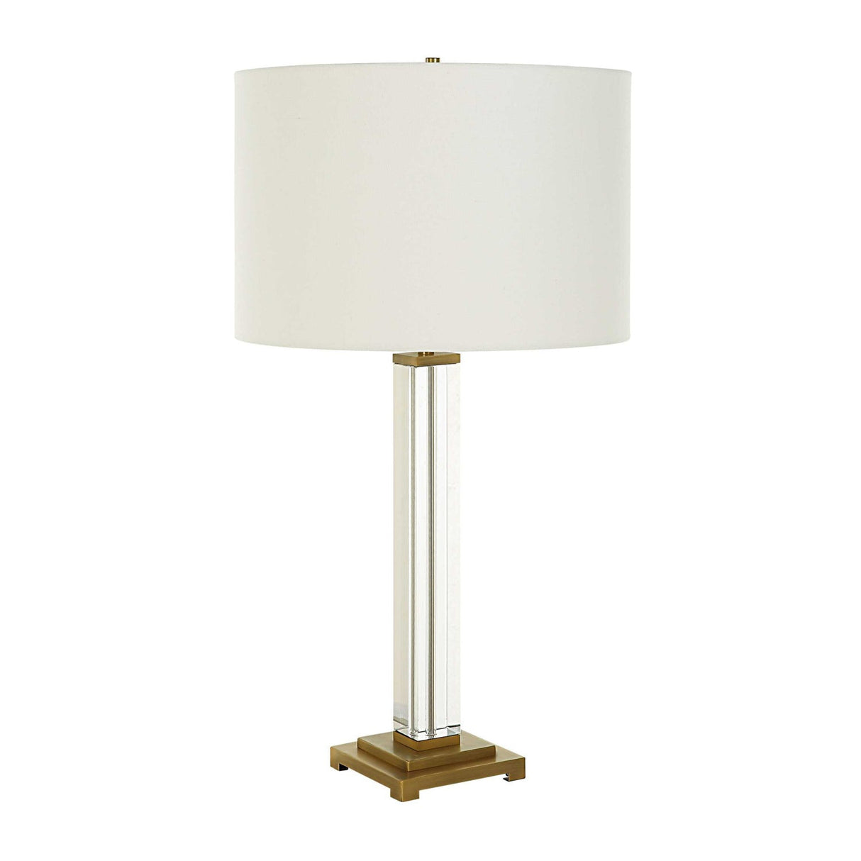 Square Column Base Table Lamp by Uttermost Crystal