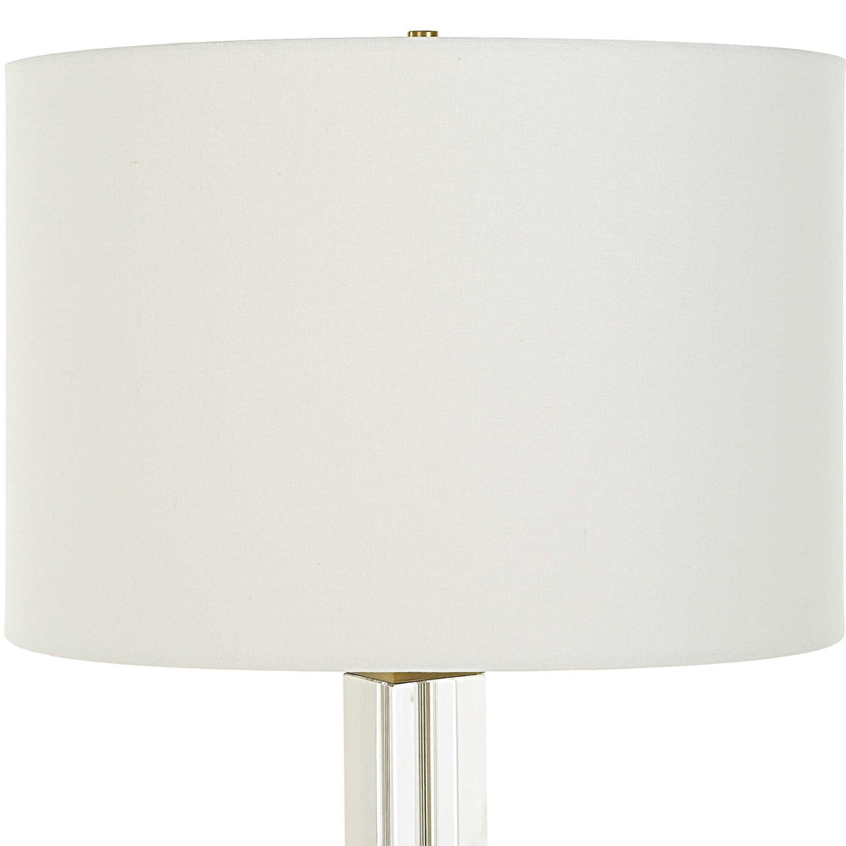 Square Column Base Table Lamp by Uttermost Crystal, alternate view 4
