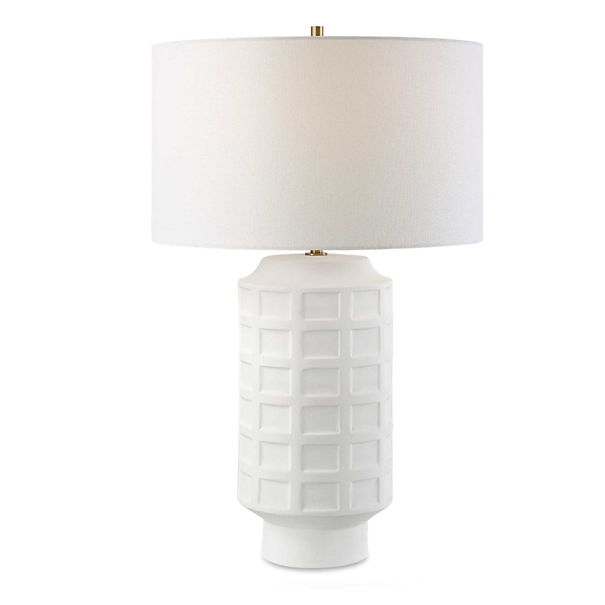 Modern European furniture - Embossed Tiles Ceramic Table Lamp by Uttermost Window Pane - www.oroa.com