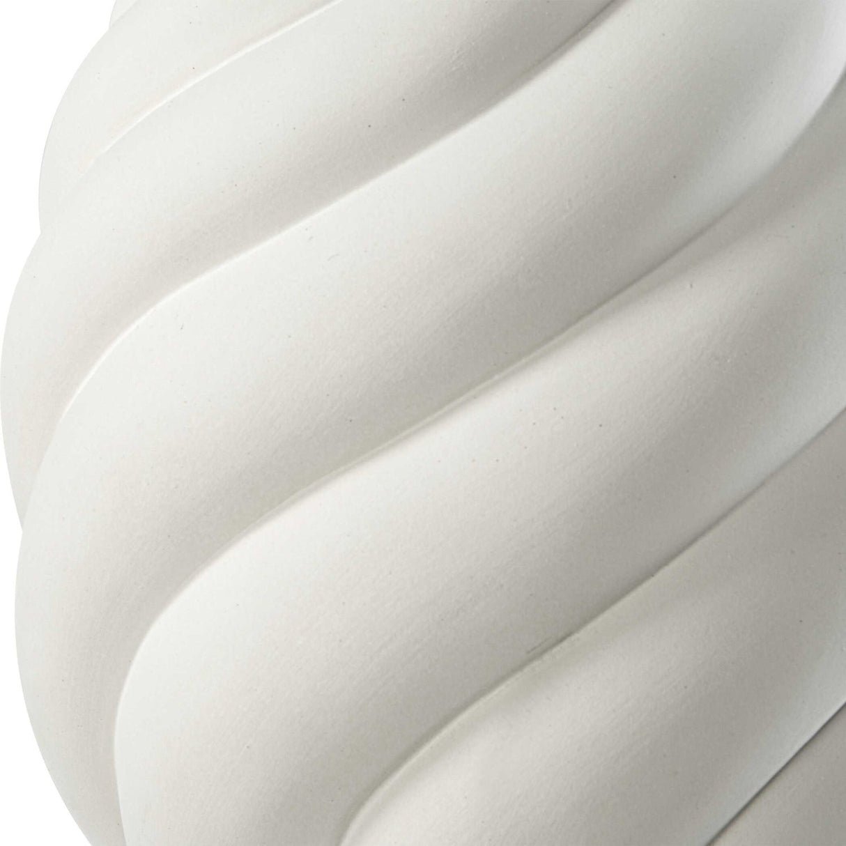 Coiled White Ceramic Table Lamp by Uttermost Twisted Swirl, alternate view 6