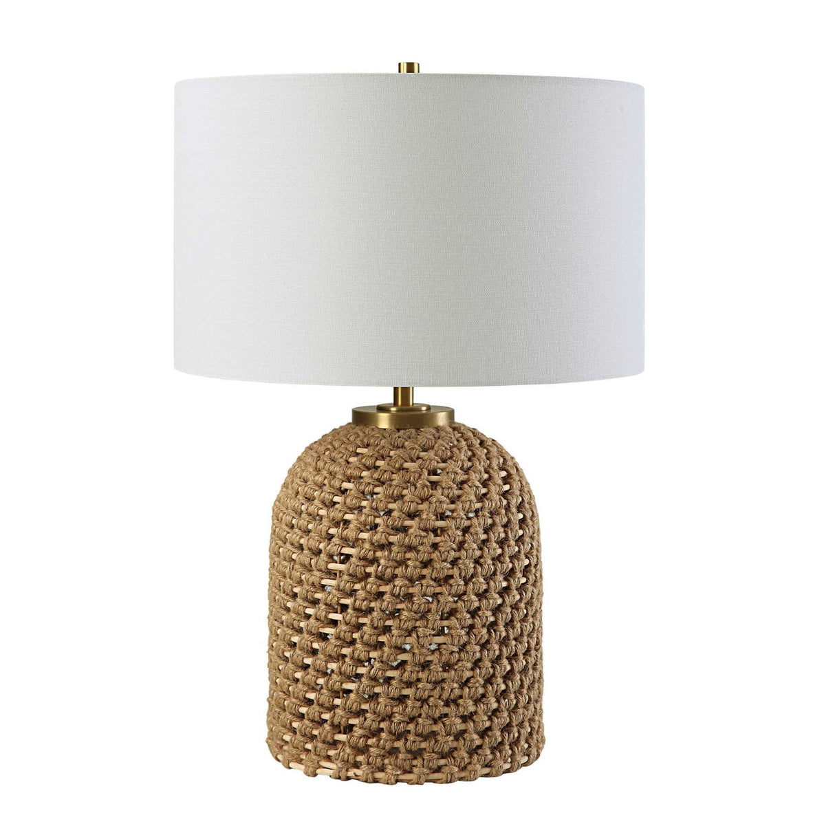 Knotted Natural Rope Table Lamp by Uttermost Kendari, alternate view 3