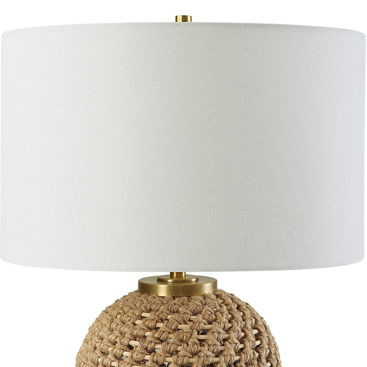 Knotted Natural Rope Table Lamp by Uttermost Kendari, alternate view 4
