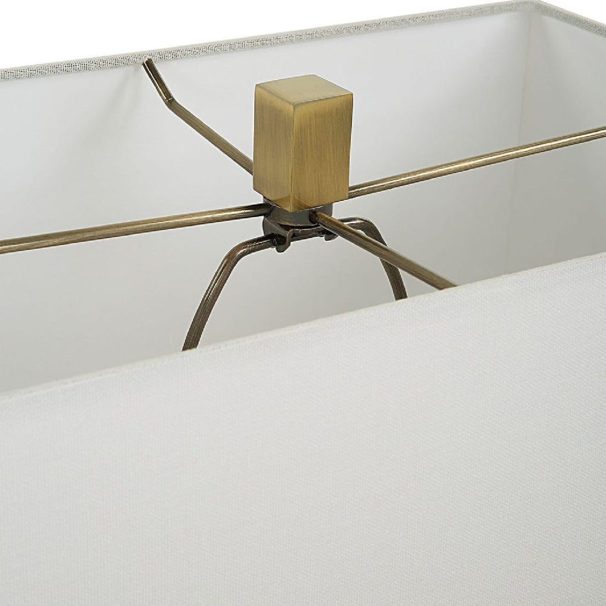 Modern European furniture - Tapered Brass Table Lamp by Uttermost Arete - www.oroa.com