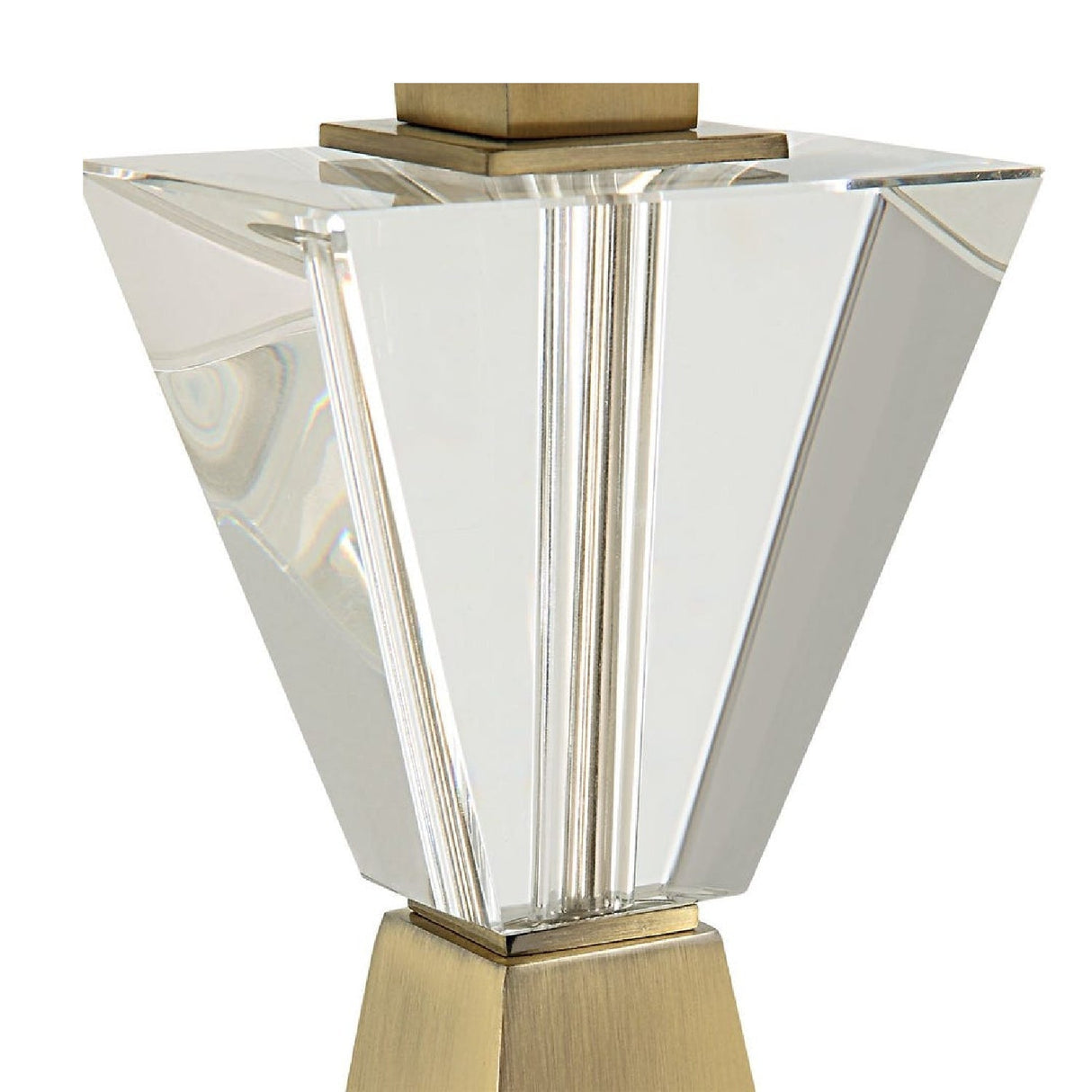 Modern European furniture - Tapered Brass Table Lamp by Uttermost Arete - www.oroa.com
