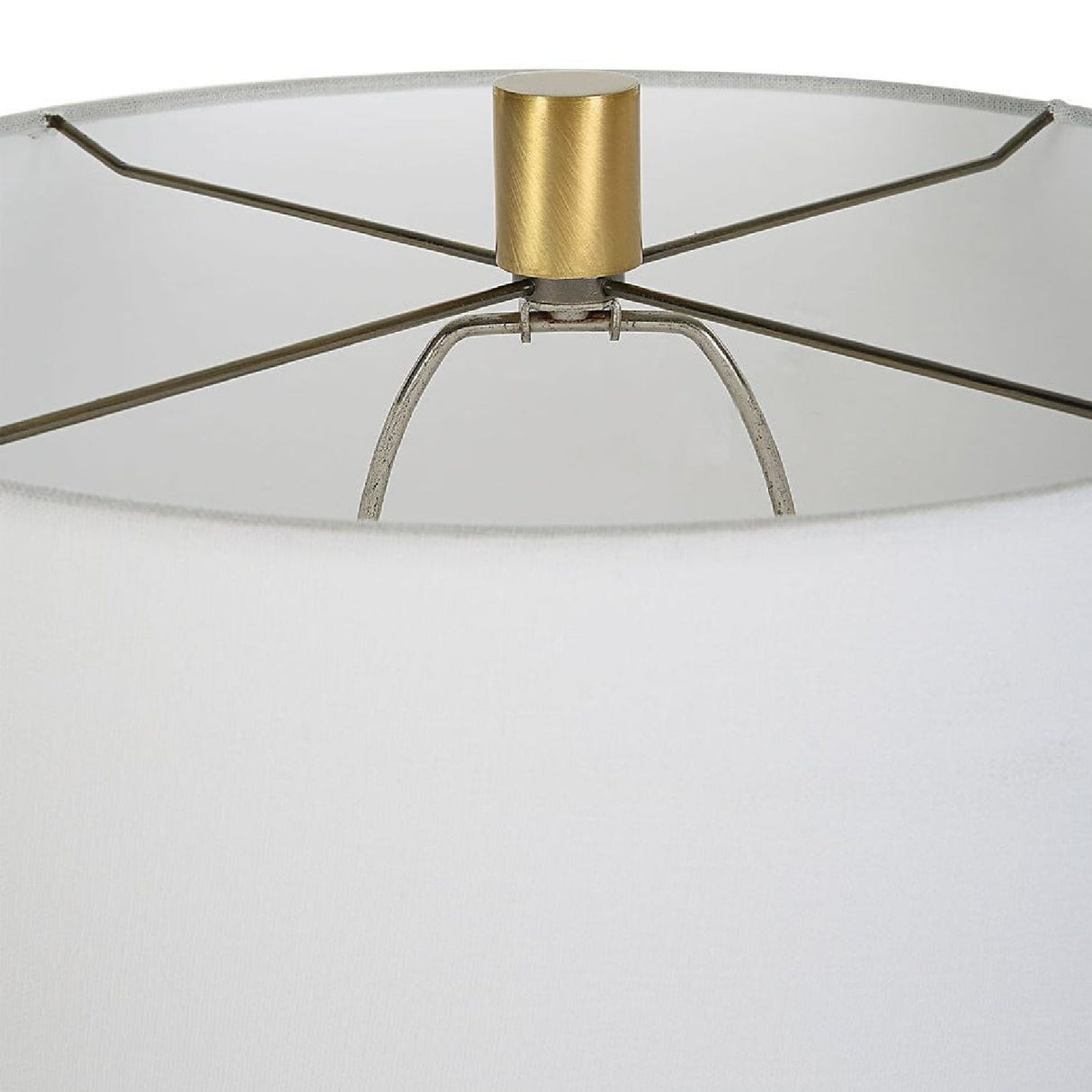 Wishbone Shaped Iron Table Lamp by Uttermost Separate Paths, alternate view 7