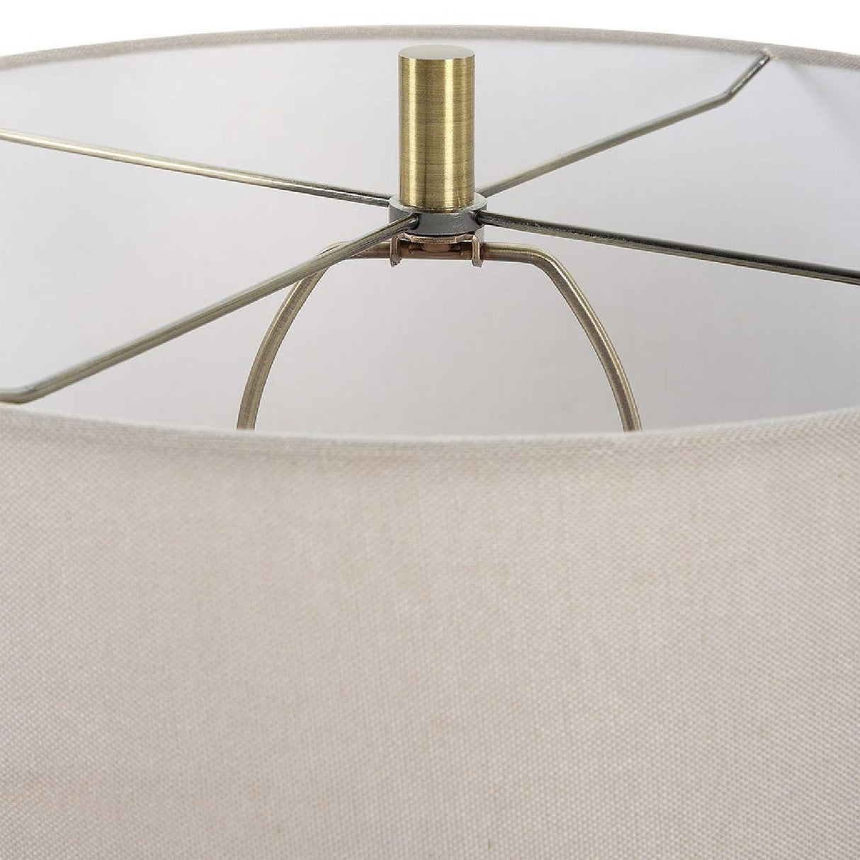 Bronze Ceramic Linen Table Lamp by Uttermost Gorda, alternate view 7