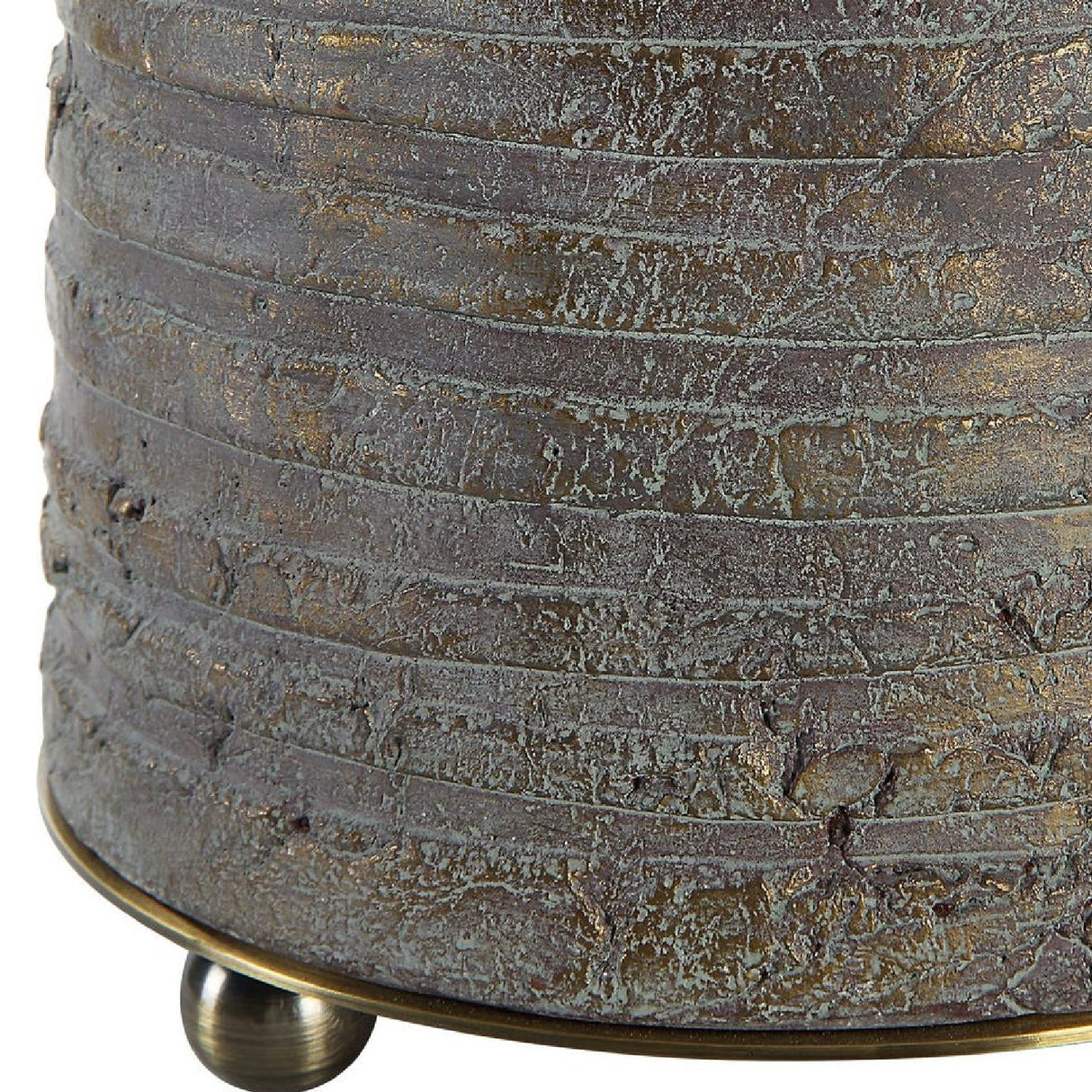 Modern European furniture - Bronze Ceramic Linen Table Lamp - www.oroa.com
