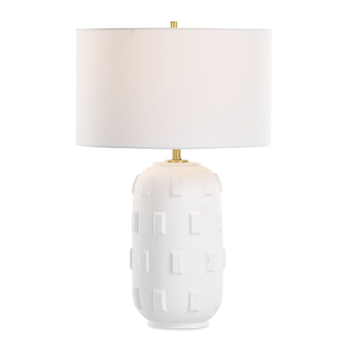 White Glazed Porcelain Table Lamp by Uttermost Emerie, alternate view 3