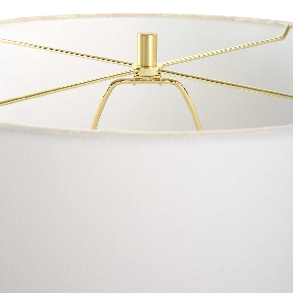 Modern European furniture - White Porcelain Flower-Inspired Table Lamp - www.oroa.com