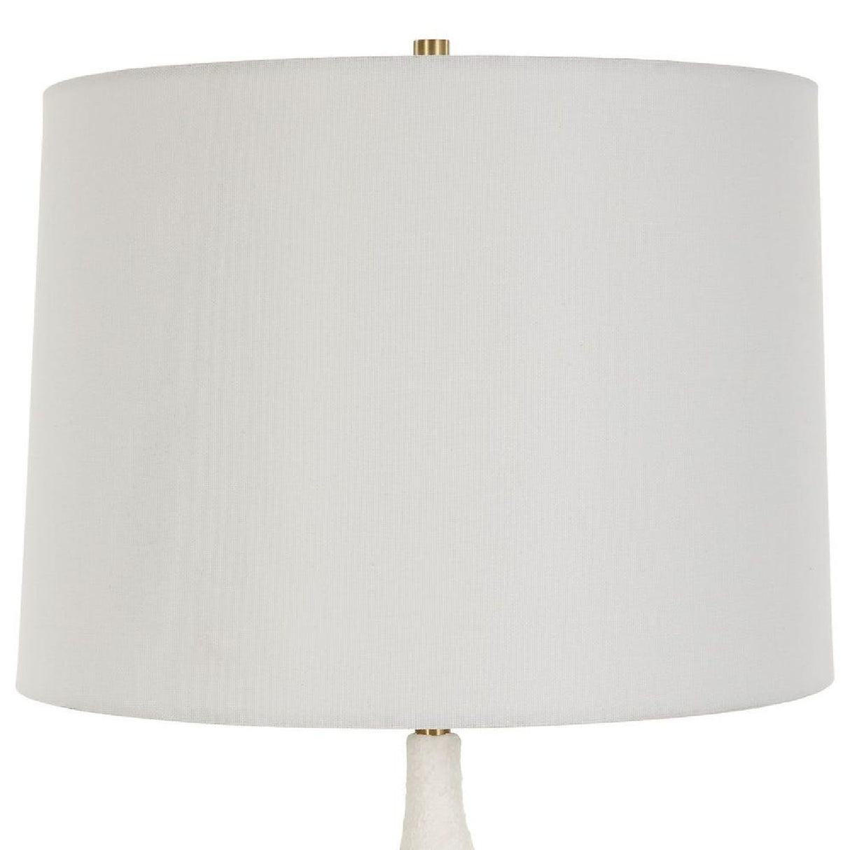 Textured White Ceramic Table Lamp | Oroa.com