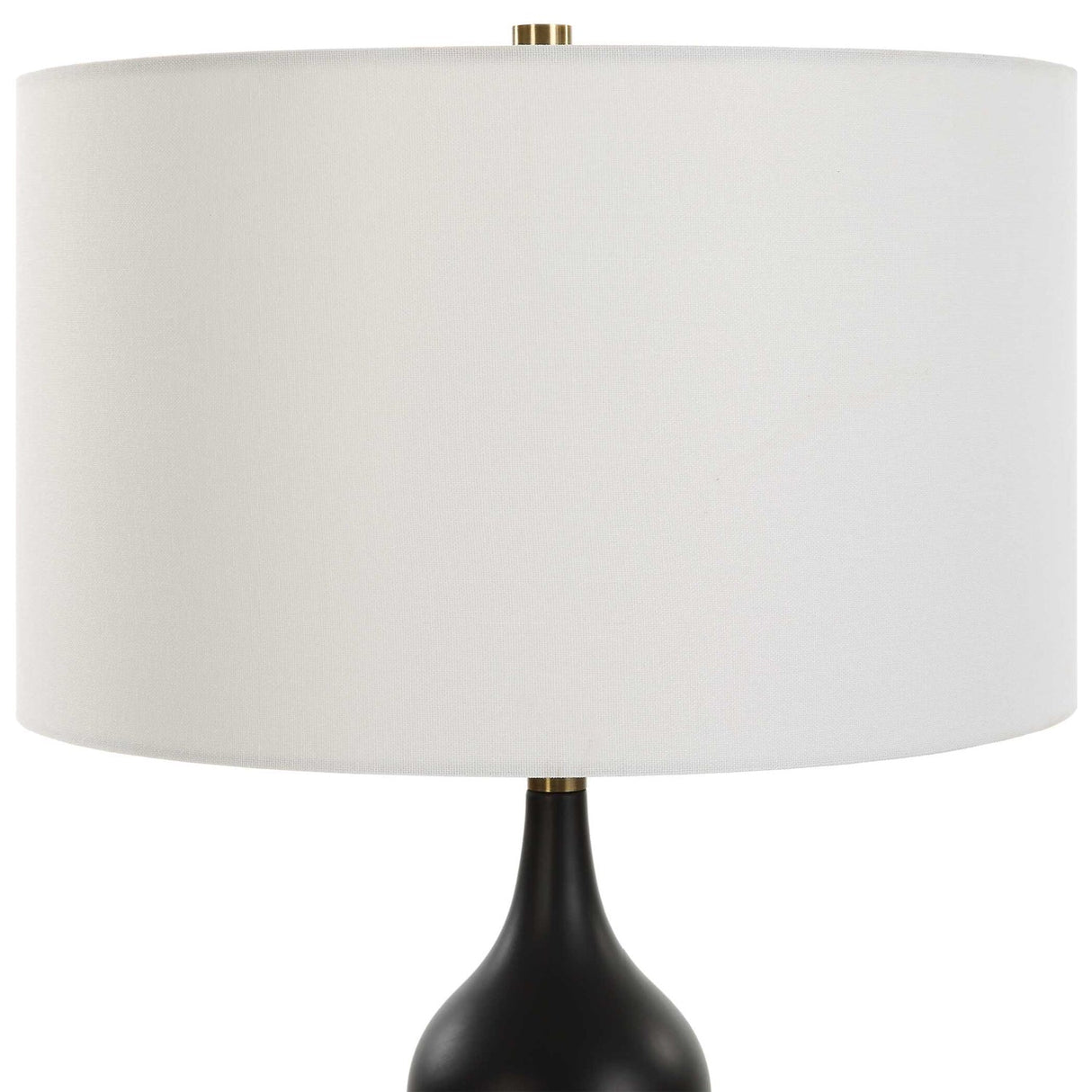 Modern European furniture - Black Ceramic Table Lamp - www.oroa.com