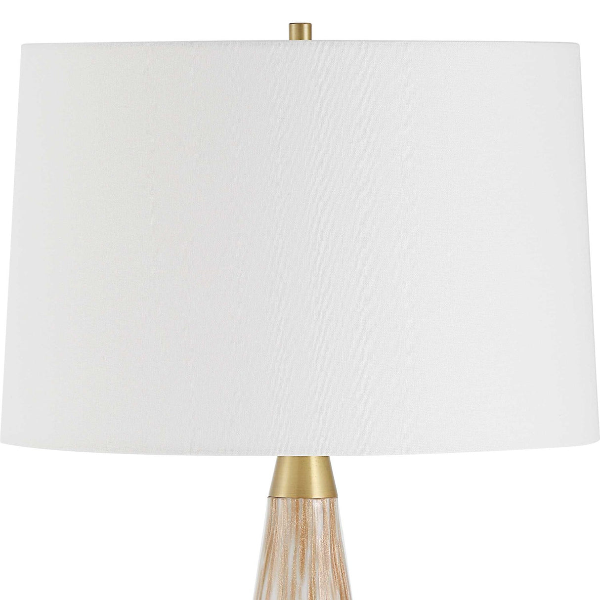Modern European furniture - Gold Speckled Glass Table Lamp by Uttermost Lyra - www.oroa.com