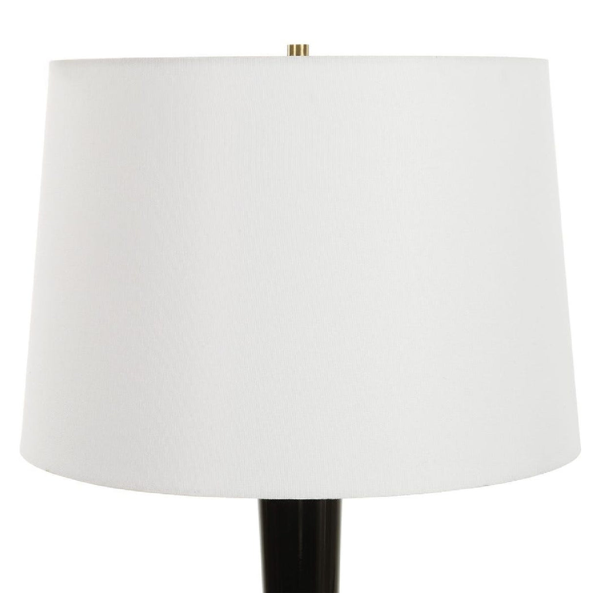 Black Glazed Ceramic Table Lamp by Uttermost Brielle, alternate view 6