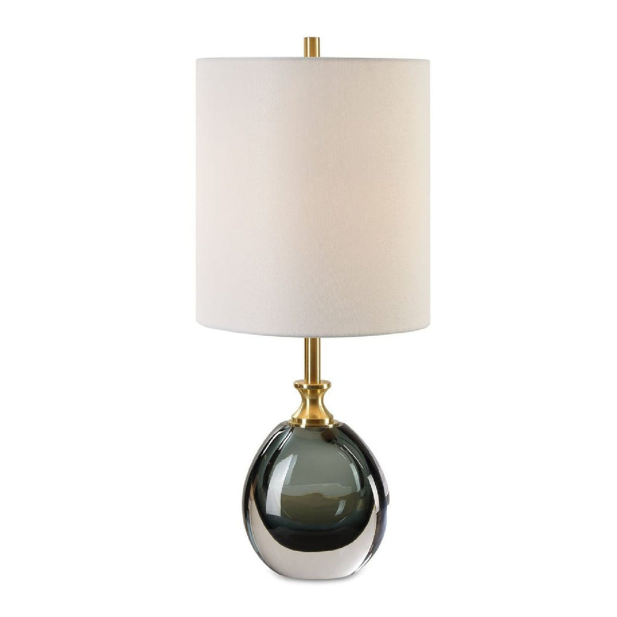 Smoky Blue Glass Buffet Lamp by Uttermost Enigma, alternate view 3