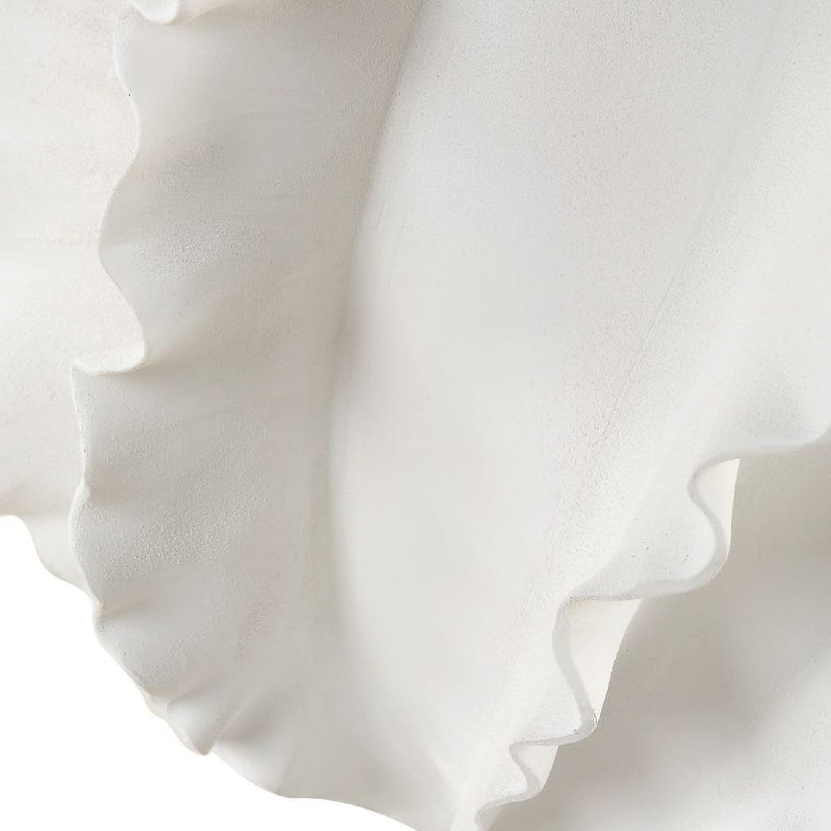 Modern European furniture - Ruffled White Ceramic Table Lamp by Uttermost Saylor - www.oroa.com