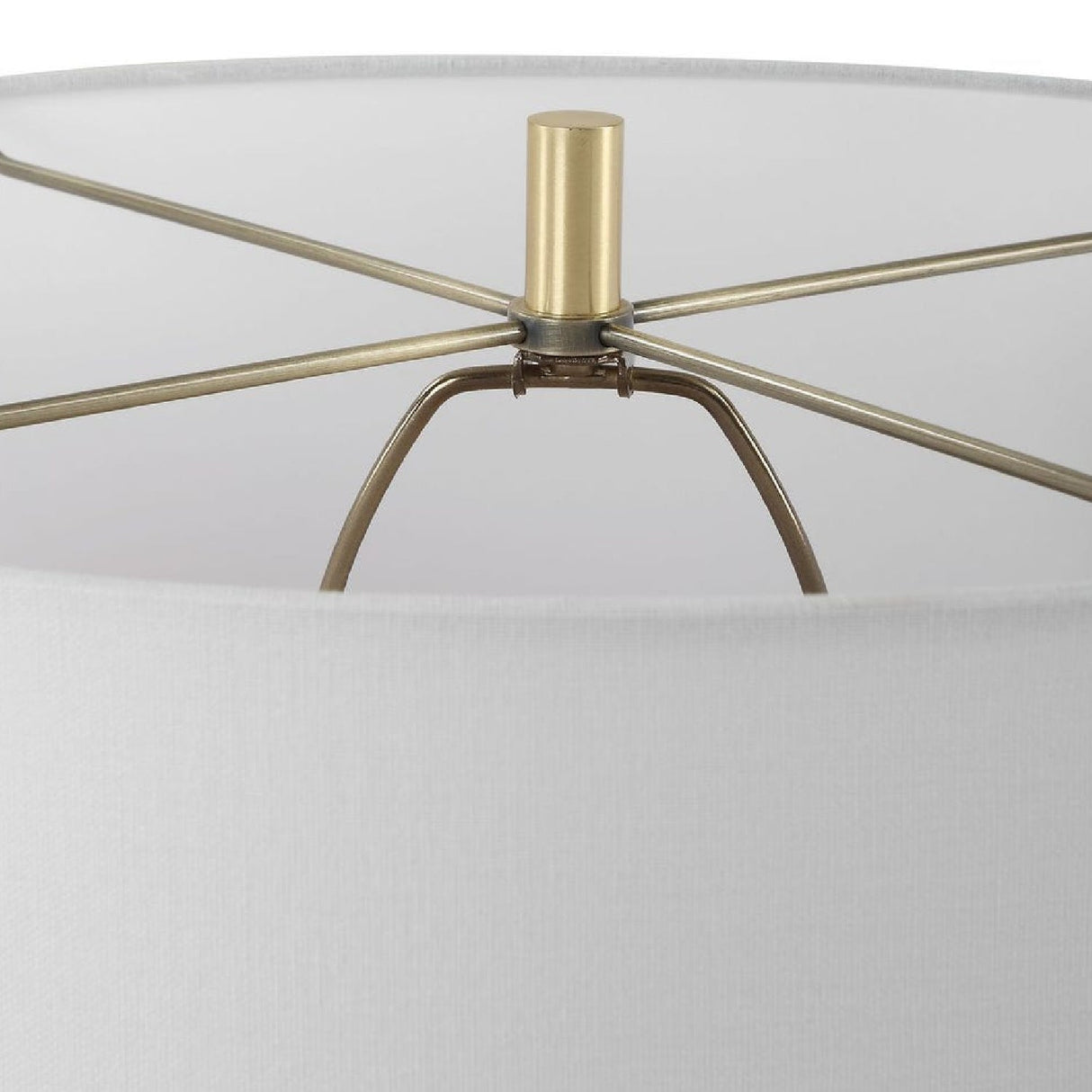 Modern European furniture - Ruffled White Ceramic Table Lamp by Uttermost Saylor - www.oroa.com