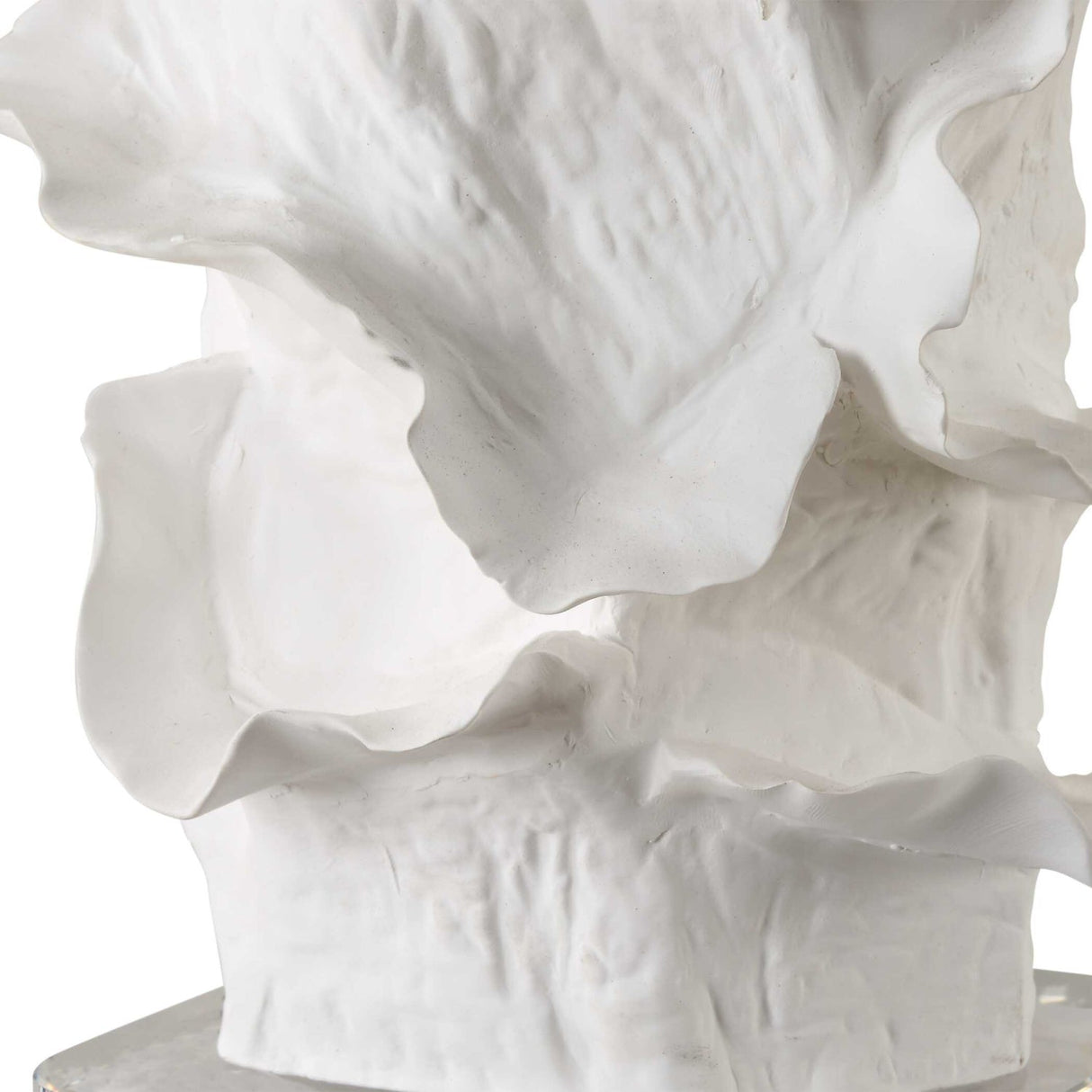 Modern European furniture - White Ceramic Ridged Table Lamp by Uttermost Wisp - www.oroa.com