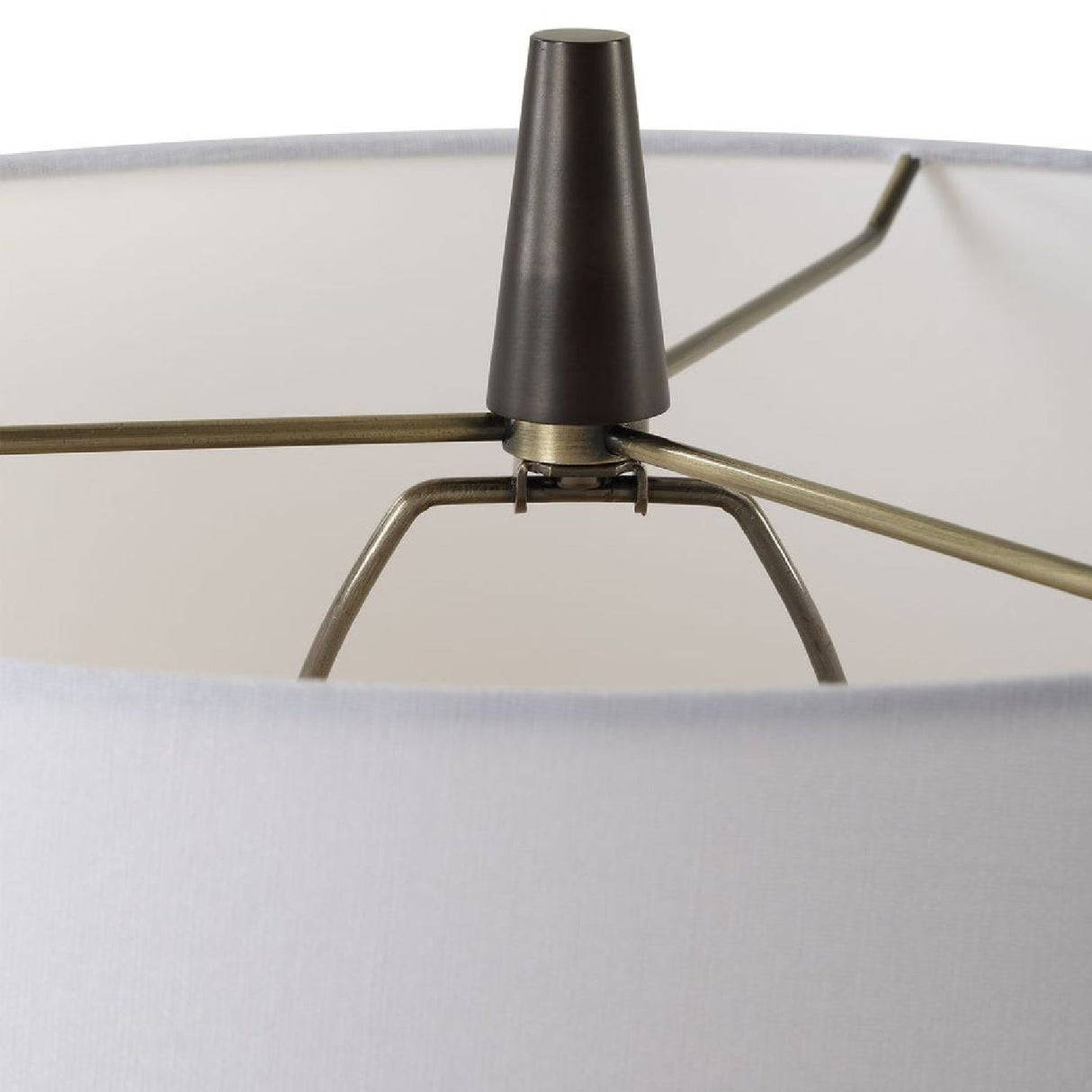 Modern European furniture - Cream Glazed Ceramic Table Lamp by Uttermost Loire - www.oroa.com