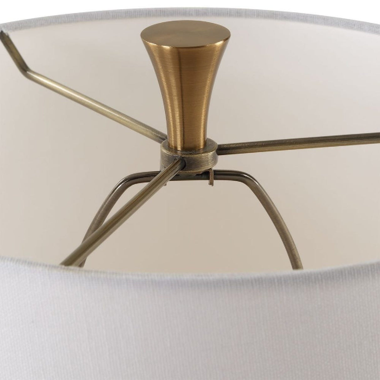 Modern European furniture - White Man-Made Stone Table Lamp by Uttermost Colette - www.oroa.com