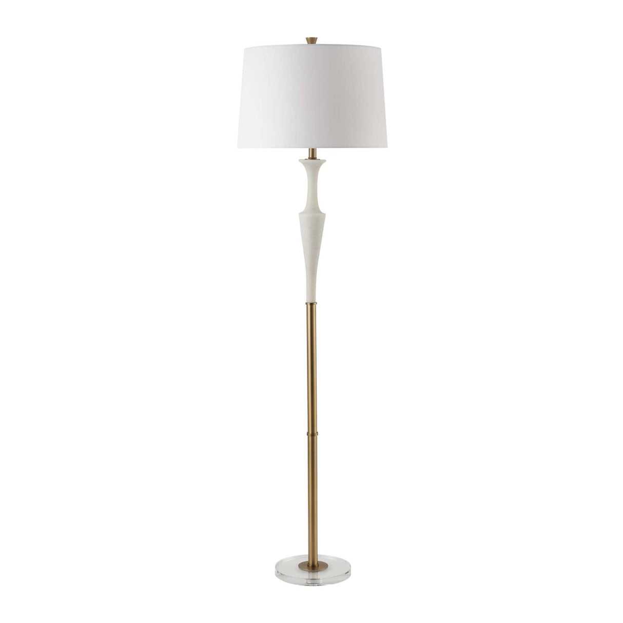 Modern European furniture - White Stone Floor Lamp - www.oroa.com