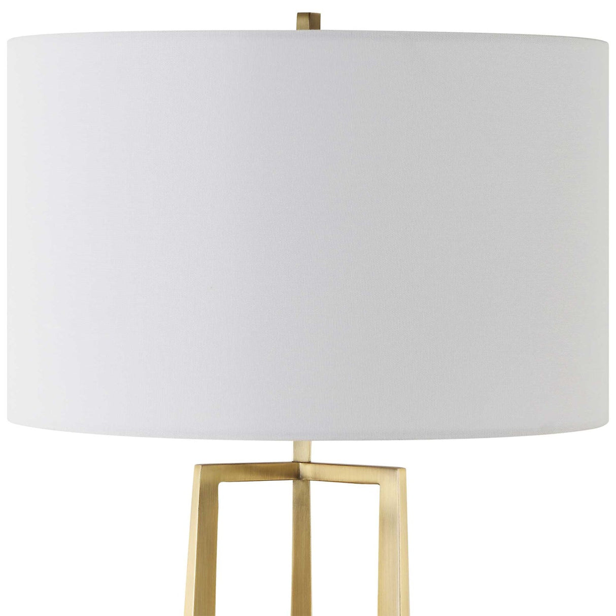 Modern European furniture - Antique Brass Tapered Table Lamp by Uttermost Crossroads - www.oroa.com