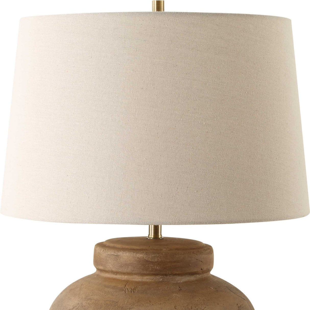 Distressed Terracotta Table Lamp by Uttermost Urbino, alternate view 4