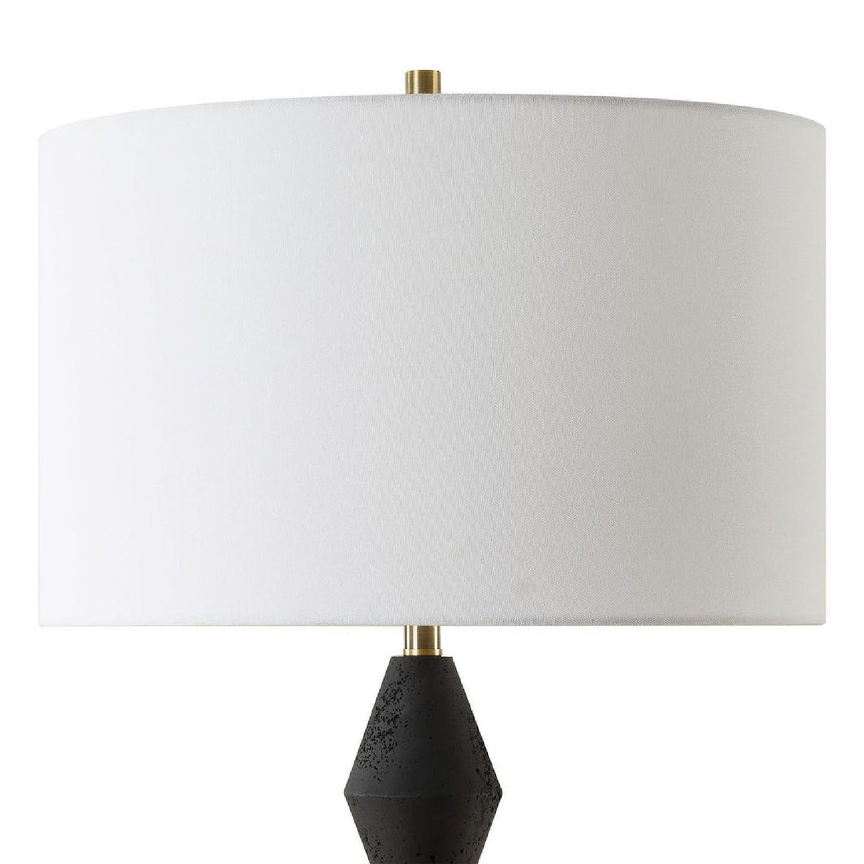 Modern European furniture - Geometrical Black Stone Table Lamp by Uttermost Threefold - www.oroa.com