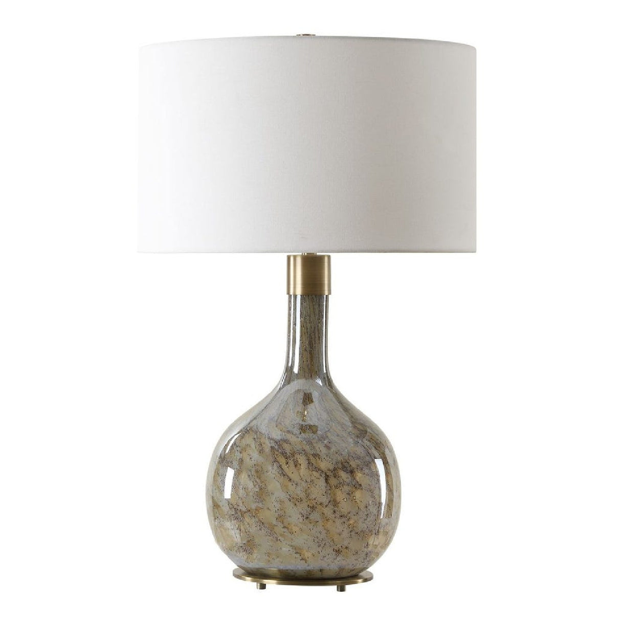 Seeded Glass Table Lamp by Uttermost Rhine, alternate view 3